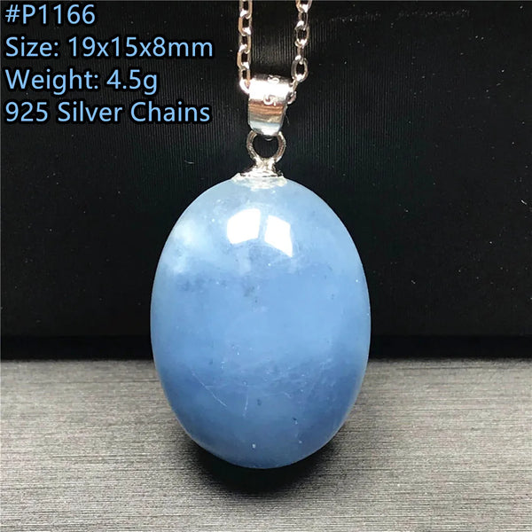 Blue Aquamarine Pendent-ToShay.org