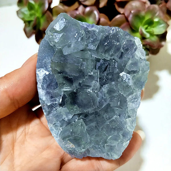 Blue Fluorite Crystal-ToShay.org
