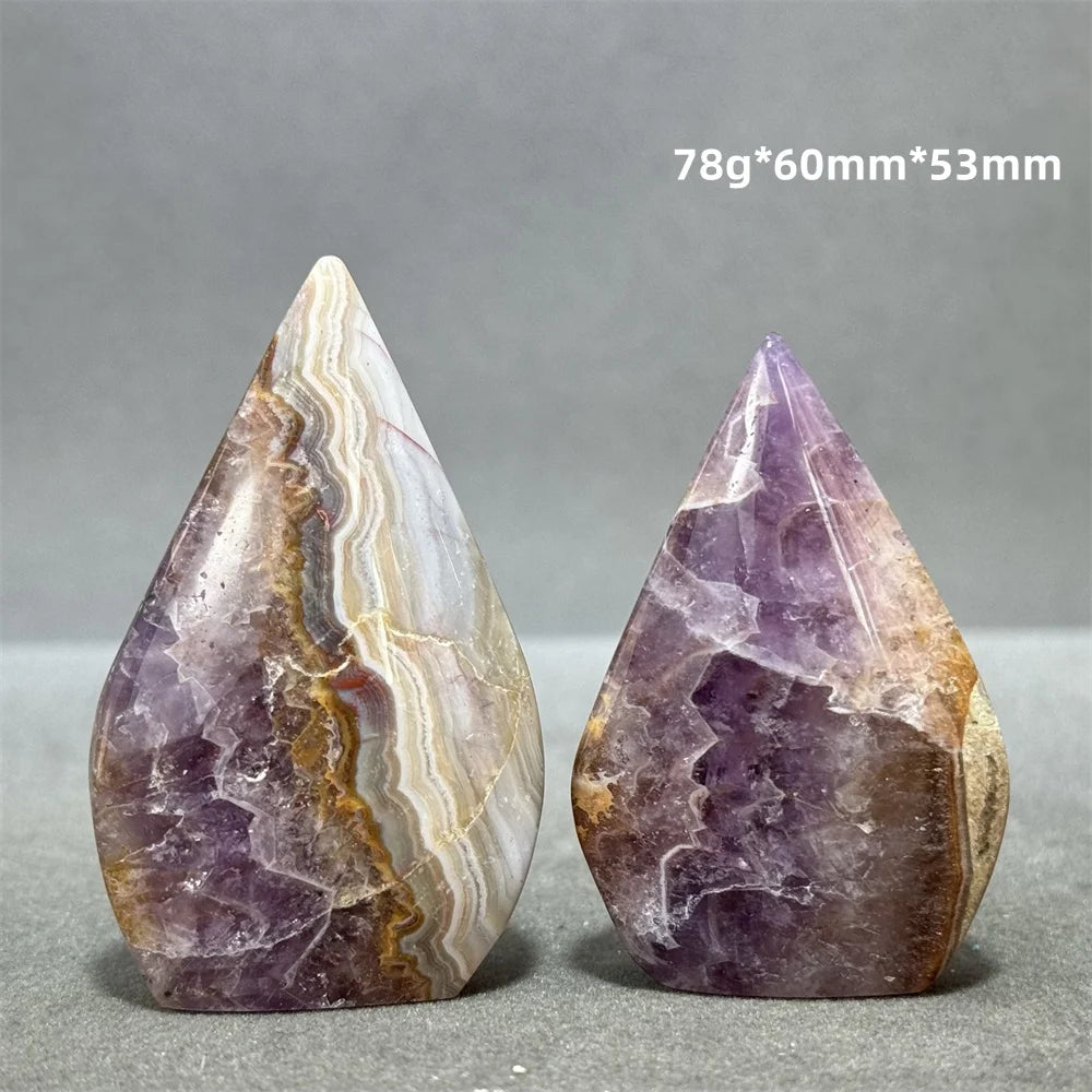 Purple Amethyst Agate Torch-ToShay.org