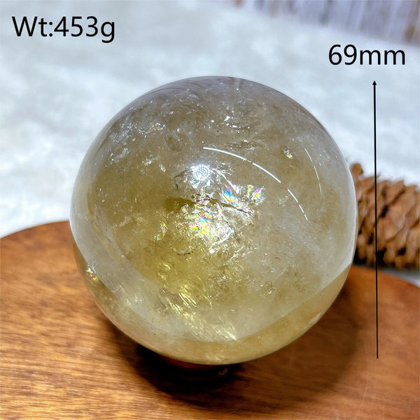 Smokey Citrine Rainbow Ball-ToShay.org