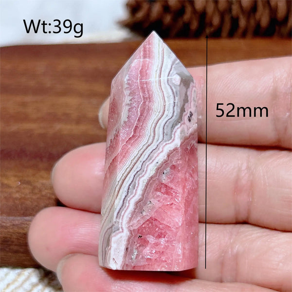 Pink Rhodochrosite Point-ToShay.org
