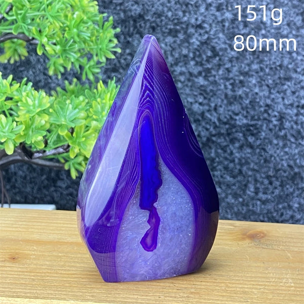 Purple Agate Torch-ToShay.org