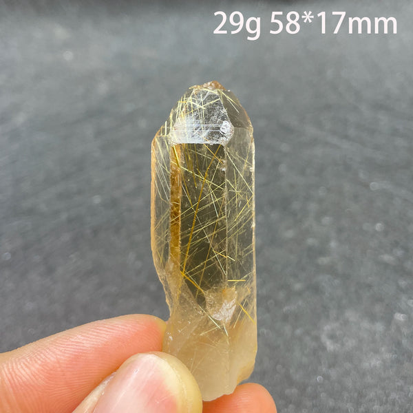 Gold Rutilated Quartz Crystal-ToShay.org