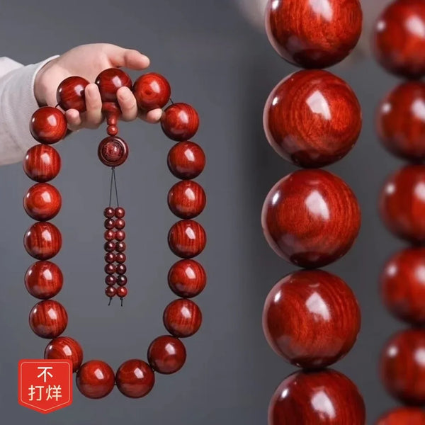 Red Sandalwood Buddha Beads-ToShay.org