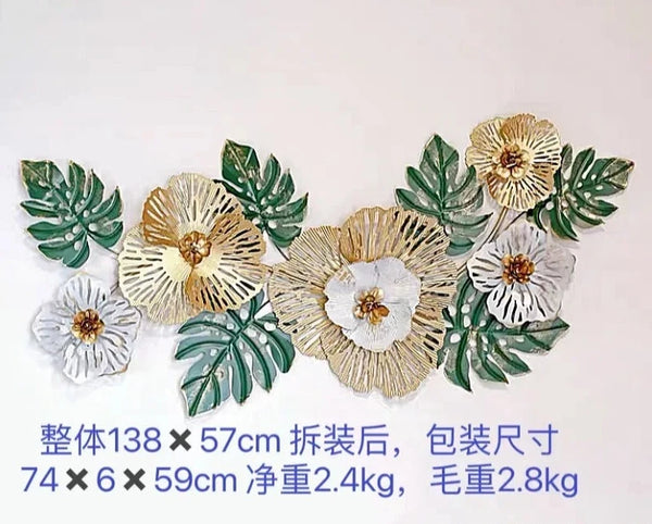 Flower Iron Wall Art-ToShay.org