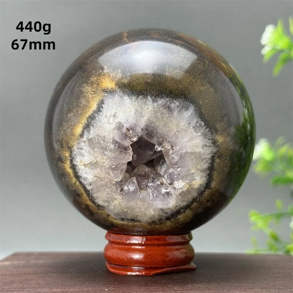 Ocean Jasper Geode Ball-ToShay.org