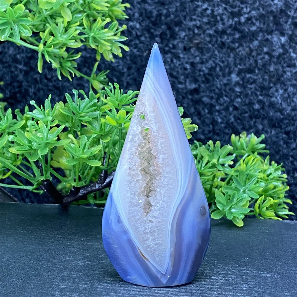 Blue Lace Agate Torch-ToShay.org