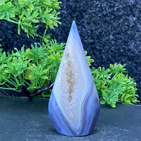 Blue Lace Agate Torch-ToShay.org