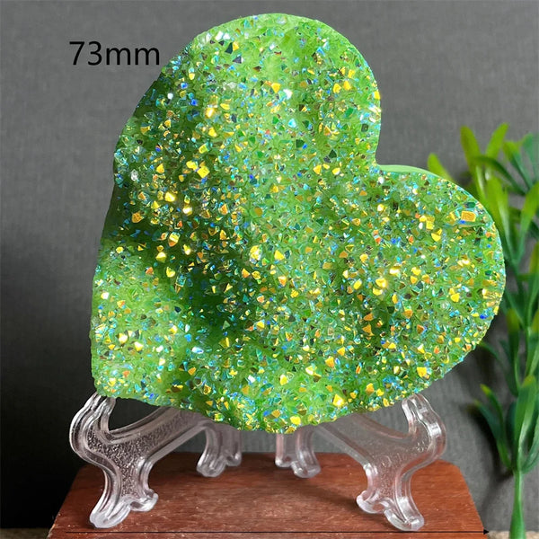 Rainbow Aura Crystal Heart-ToShay.org