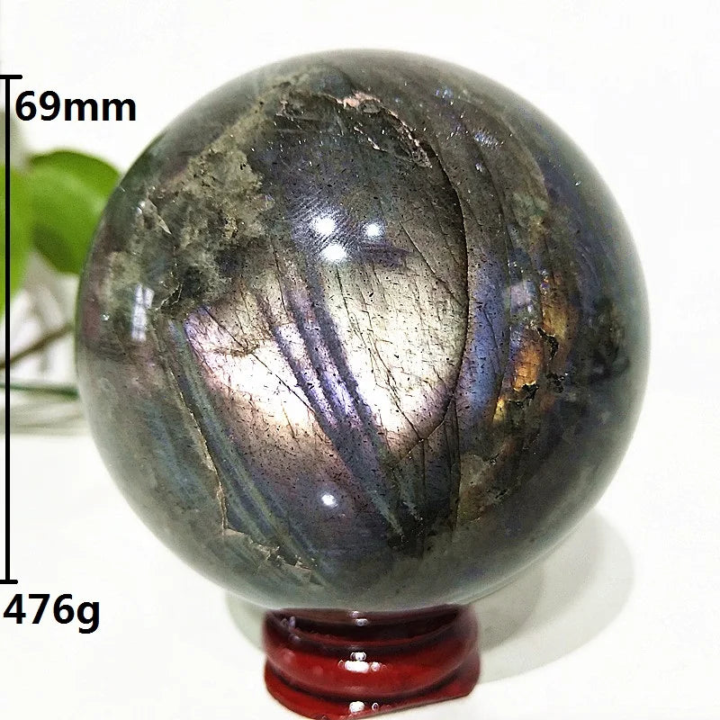 Yellow Labradorite Crystal Ball-ToShay.org