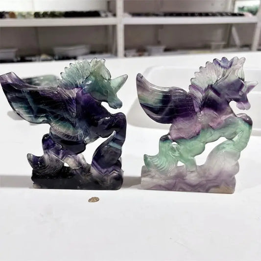 Rainbow Fluorite Unicorn-ToShay.org