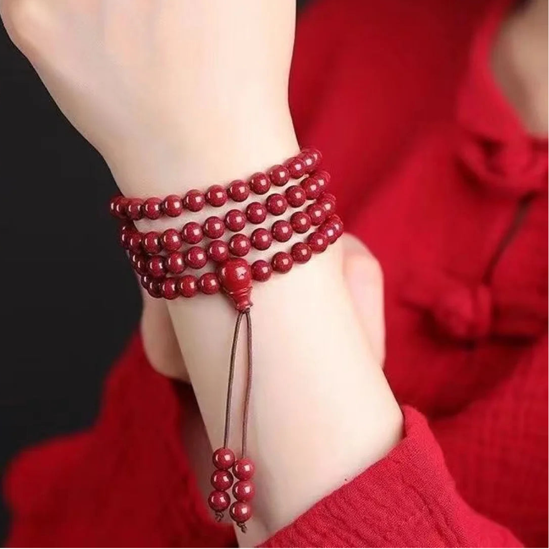 Red Sandalwood Prayer Beads-ToShay.org