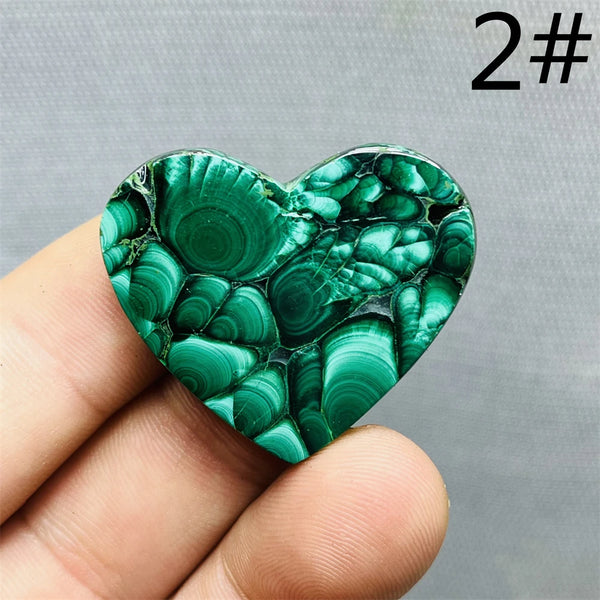 Green Malachite Hearts-ToShay.org