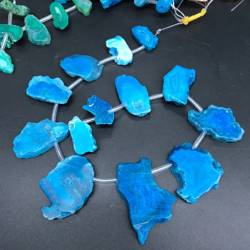 Mixed Raw Agate Beads-ToShay.org