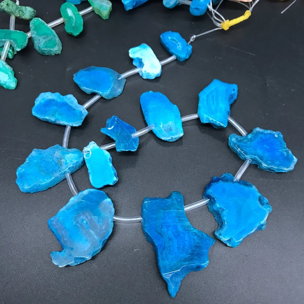 Mixed Raw Agate Beads-ToShay.org