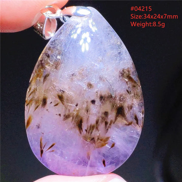 Gold Rutilated Pendant-ToShay.org