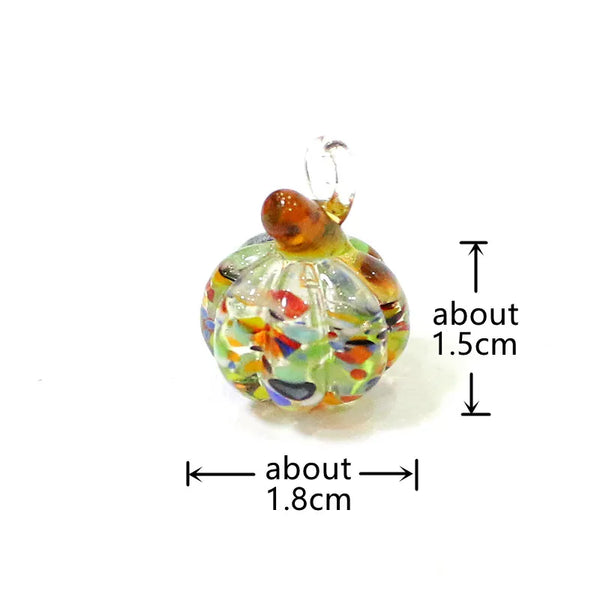 Glass Pumpkin Pendants-ToShay.org