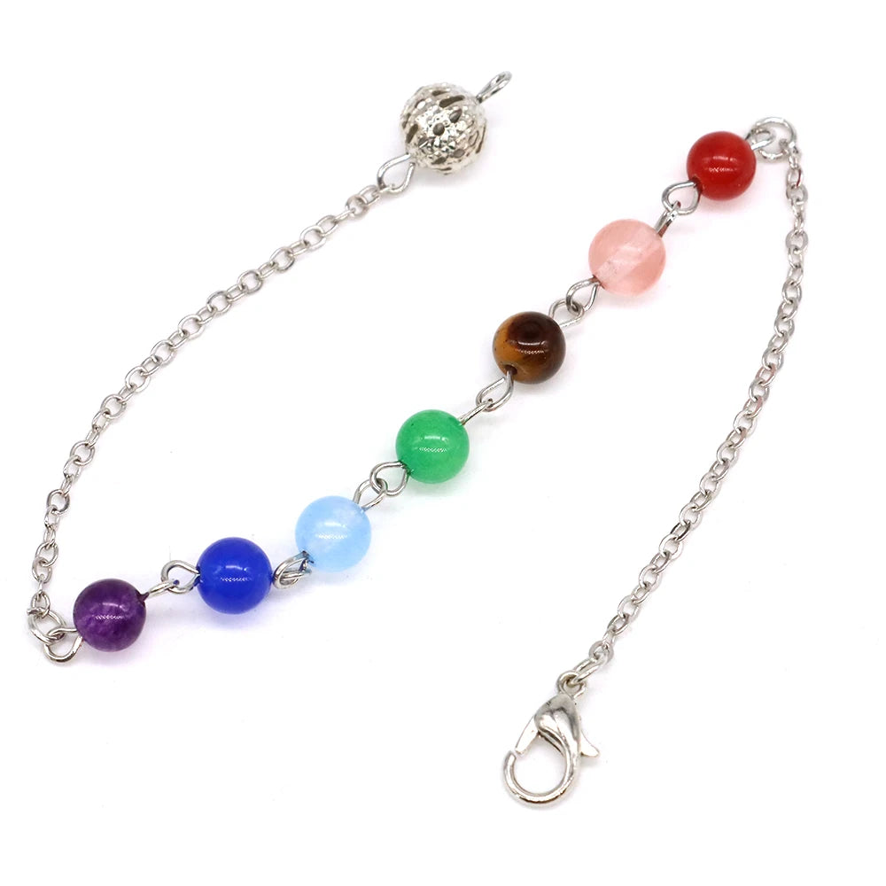 Chakra Bead Pendulum Chain-ToShay.org