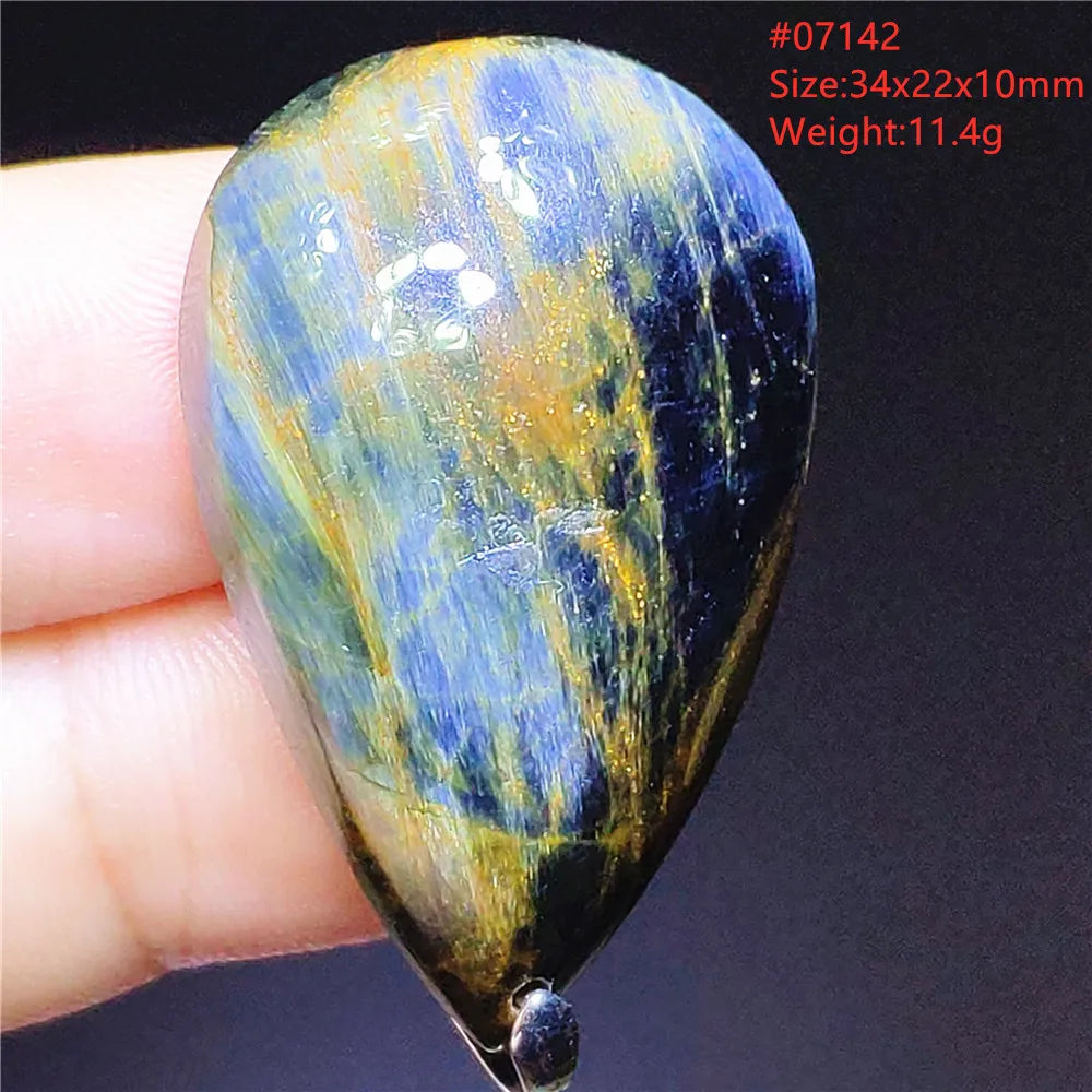Blue Pietersite Pendant-ToShay.org
