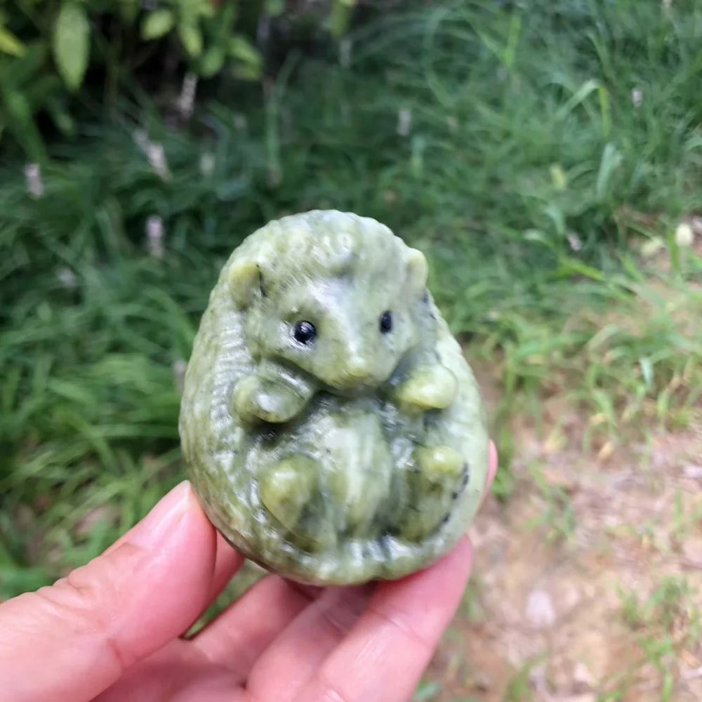 Green Serpentine Hedgehog-ToShay.org