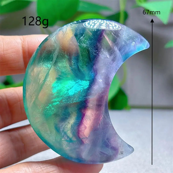 Rainbow Fluorite Moon-ToShay.org