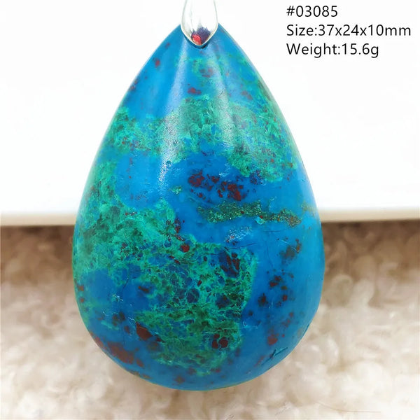 Blue Green Malachite Pendant-ToShay.org