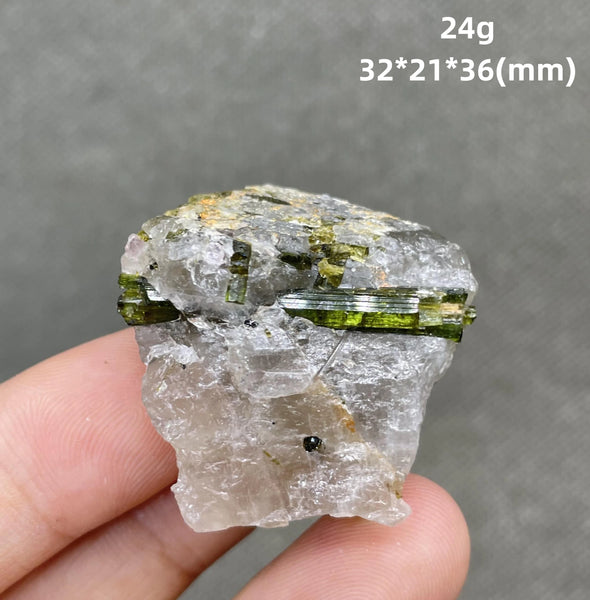 Green Tourmaline Crystal-ToShay.org