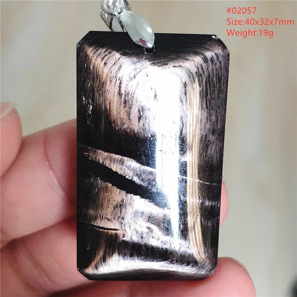 Black Hypersthene Pendant-ToShay.org