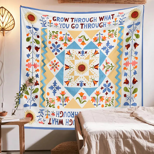 Floral Grow Through Tapestry-ToShay.org