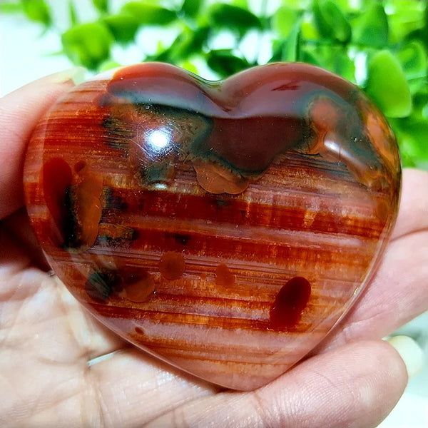 Red Agate Heart-ToShay.org