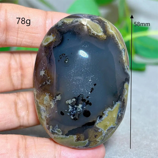 Fire Agate Palm Stone-ToShay.org