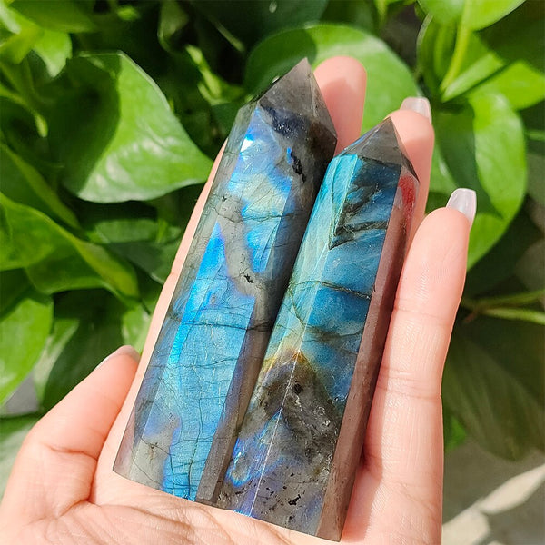 Blue Labradorite Point Tower-ToShay.org