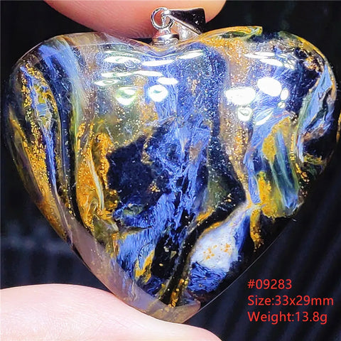 Blue Pietersite Chatoyant Pendant-ToShay.org