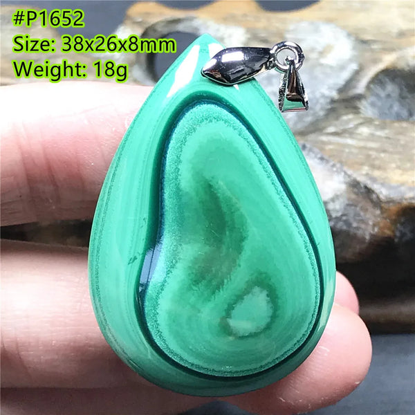 Green Malachite Pendant-ToShay.org
