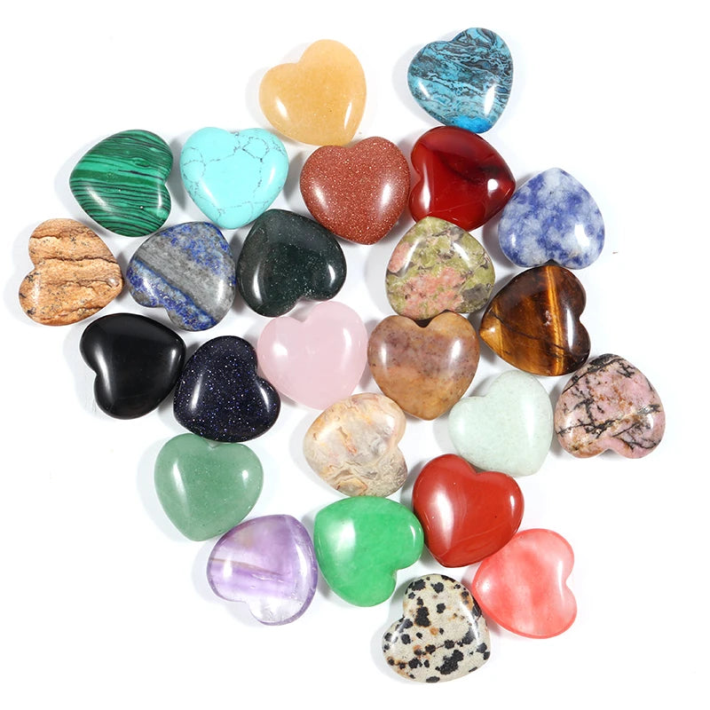 Mixed Crystal Quartz Hearts-ToShay.org