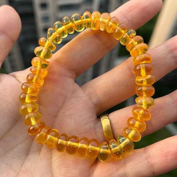 Yellow Amber Bracelet-ToShay.org