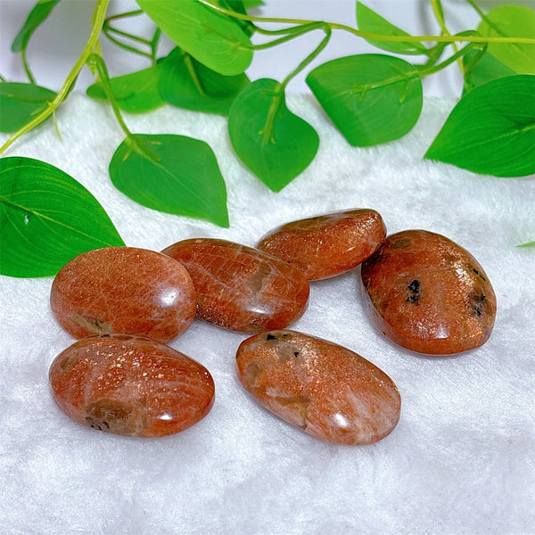 Gold Sunstone Palm Stone-ToShay.org