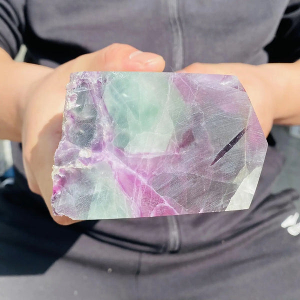 Rainbow Fluorite Obelisk-ToShay.org