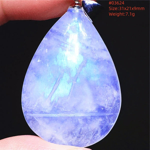 Blue Light Moonstone Pendant-ToShay.org