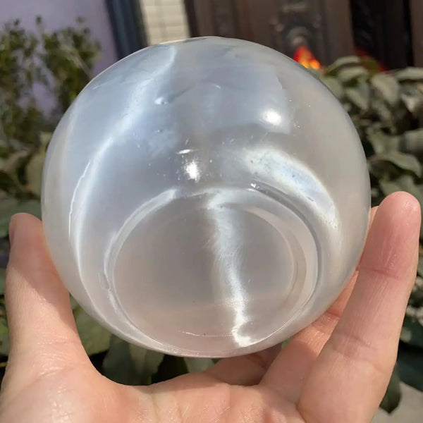 White Selenite Bowls-ToShay.org