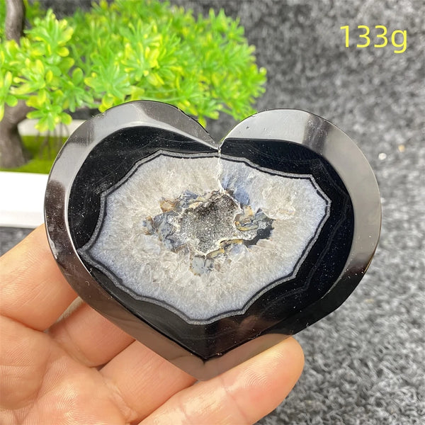 Black Agate Geode-ToShay.org