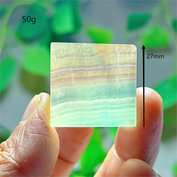 Purple Fluorite Crystal Square-ToShay.org