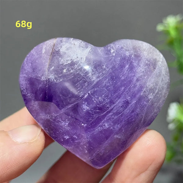 Purple Amethyst Heart-ToShay.org