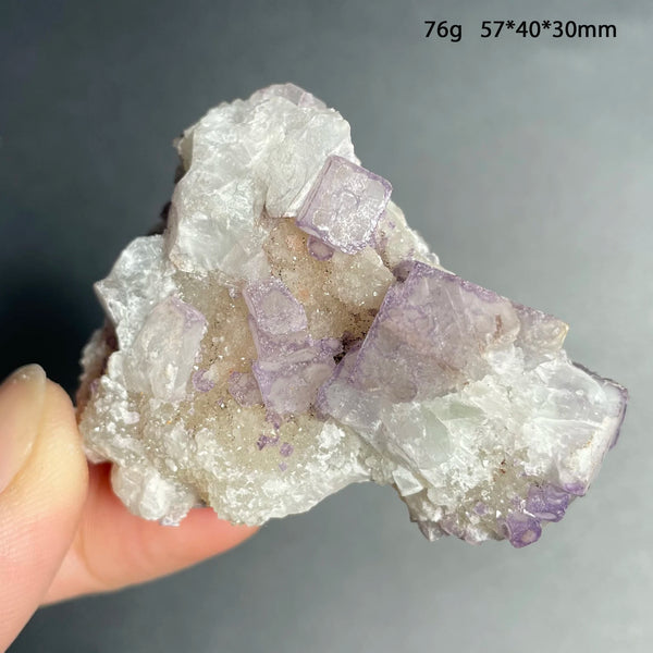 Purple Amethyst Fluorite Crystal-ToShay.org