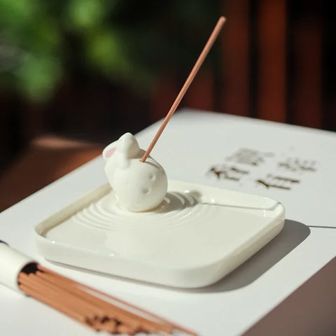 White Rabbit Incense Holder-ToShay.org