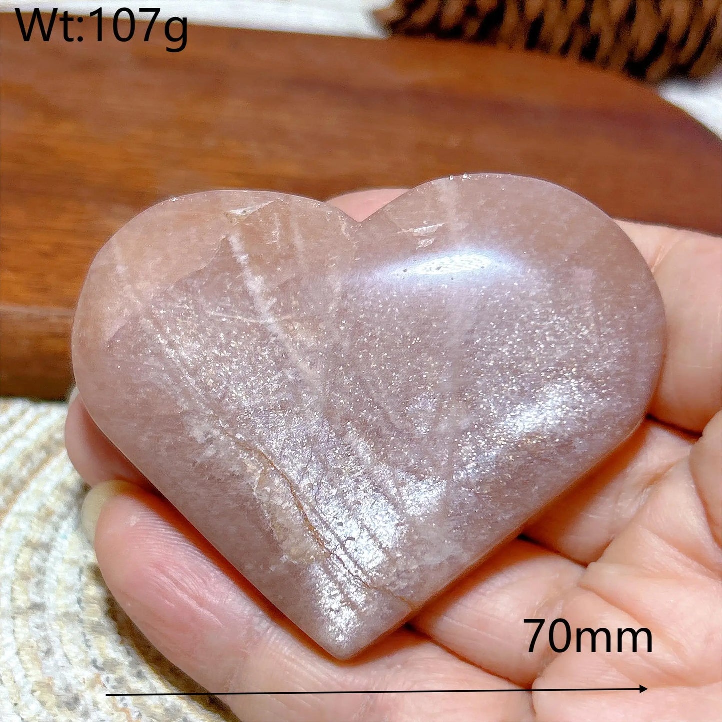 Orange Sunstone Hearts-ToShay.org