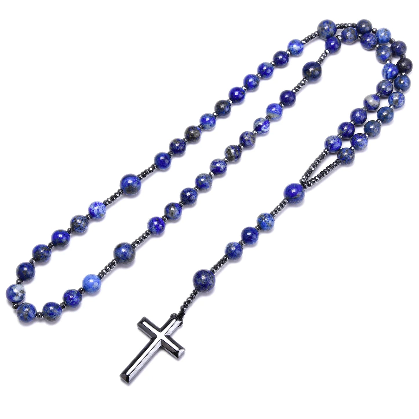 Blue Lapis Lazuli Rosary-ToShay.org