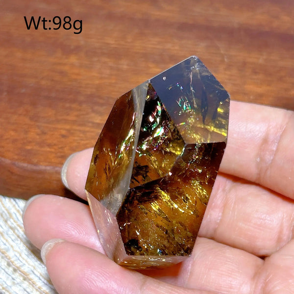 Yellow Smokey Citrine Crystal-ToShay.org