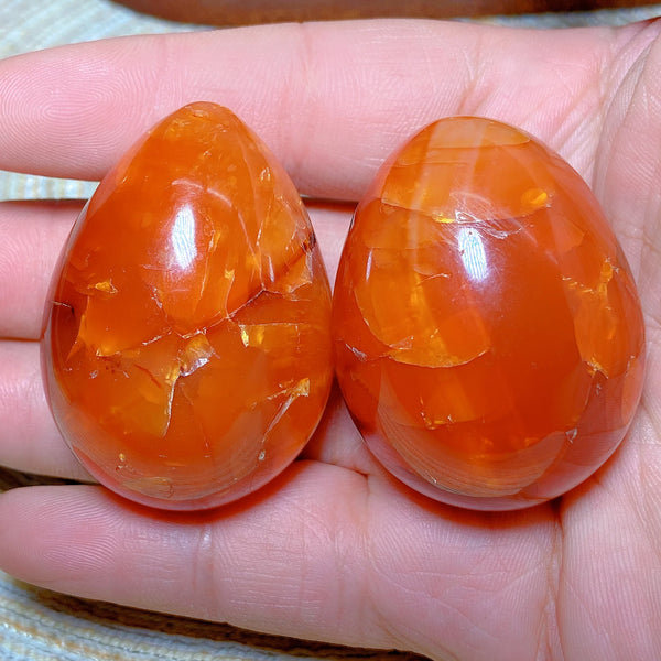 Orange Carnelian Egg-ToShay.org