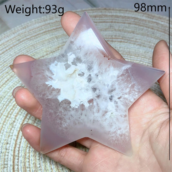 Grey Druzy Agate Star-ToShay.org